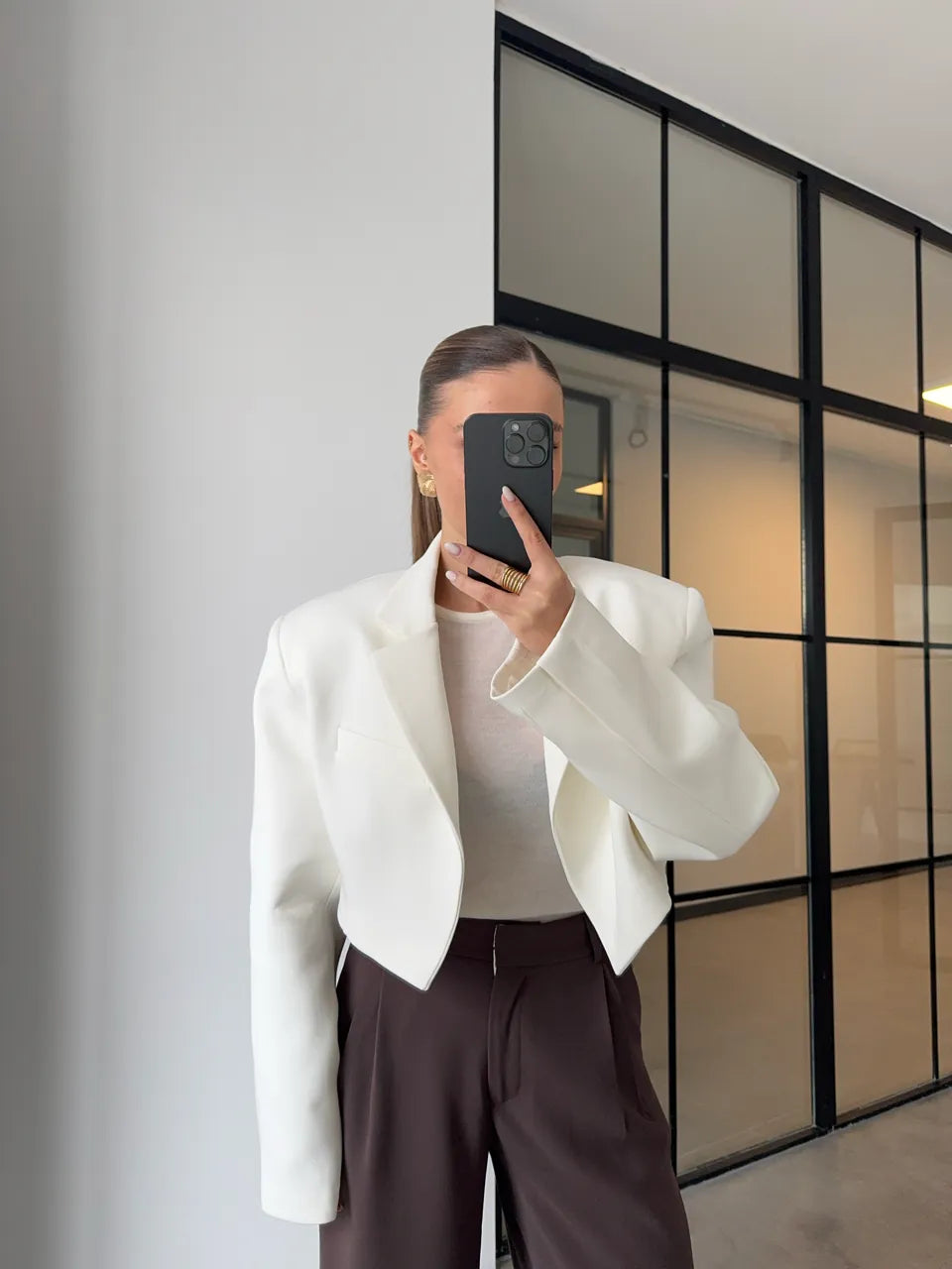 Blazer Cropped Bianca