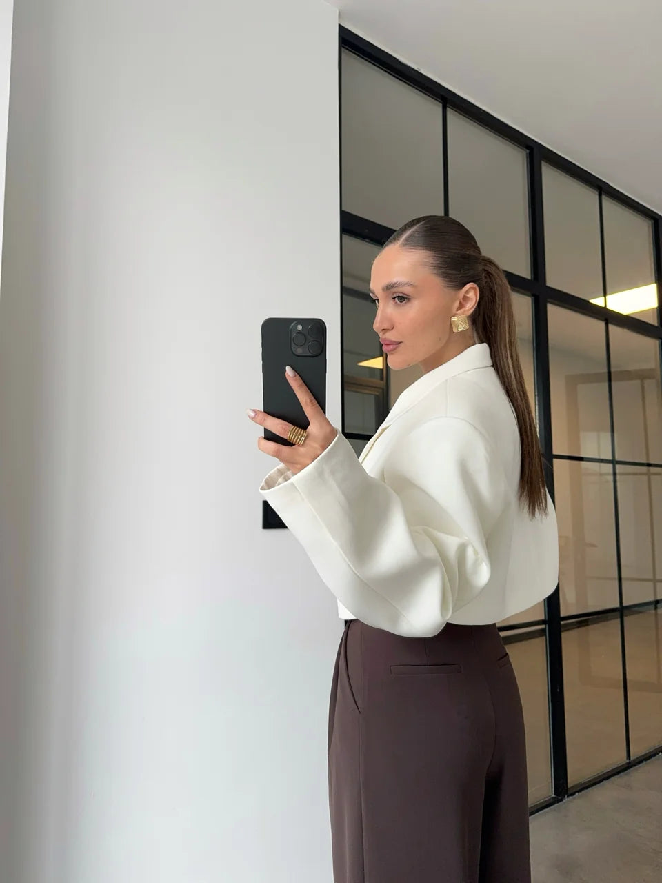 Blazer Cropped Bianca