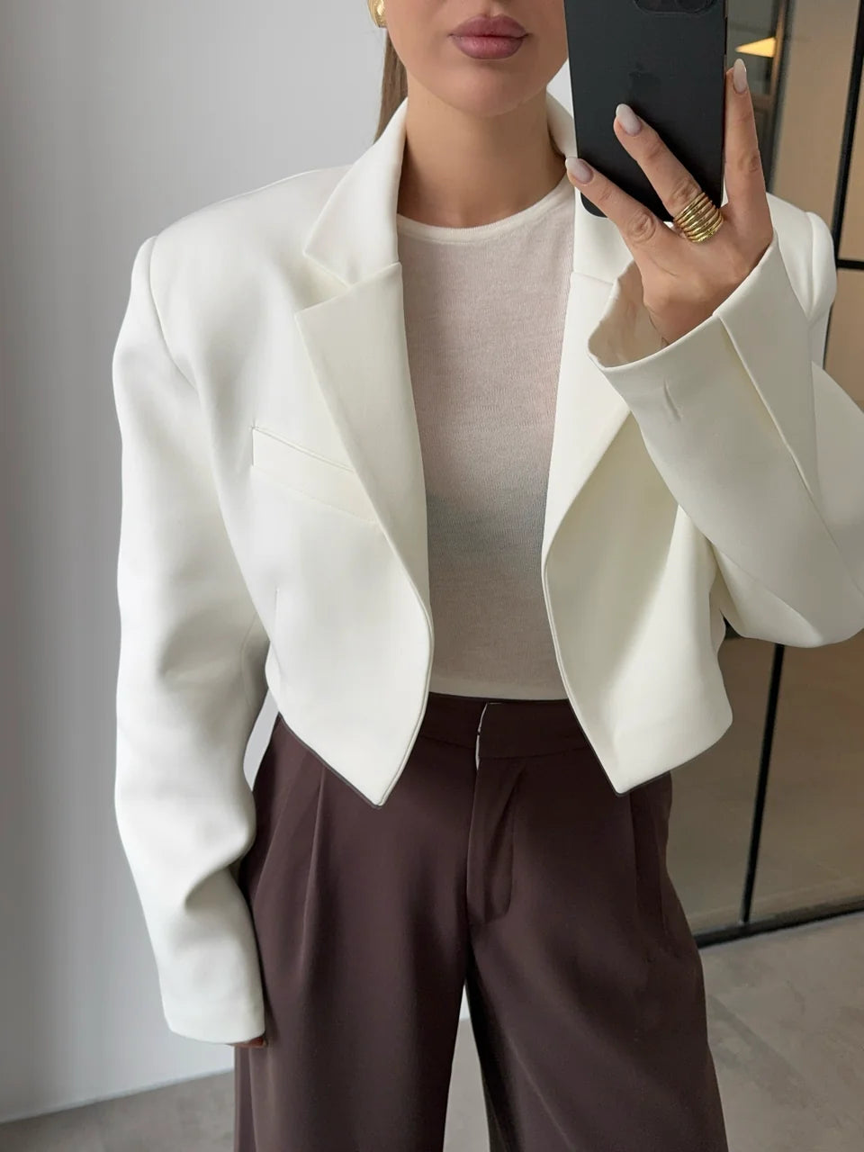 Blazer Cropped Bianca