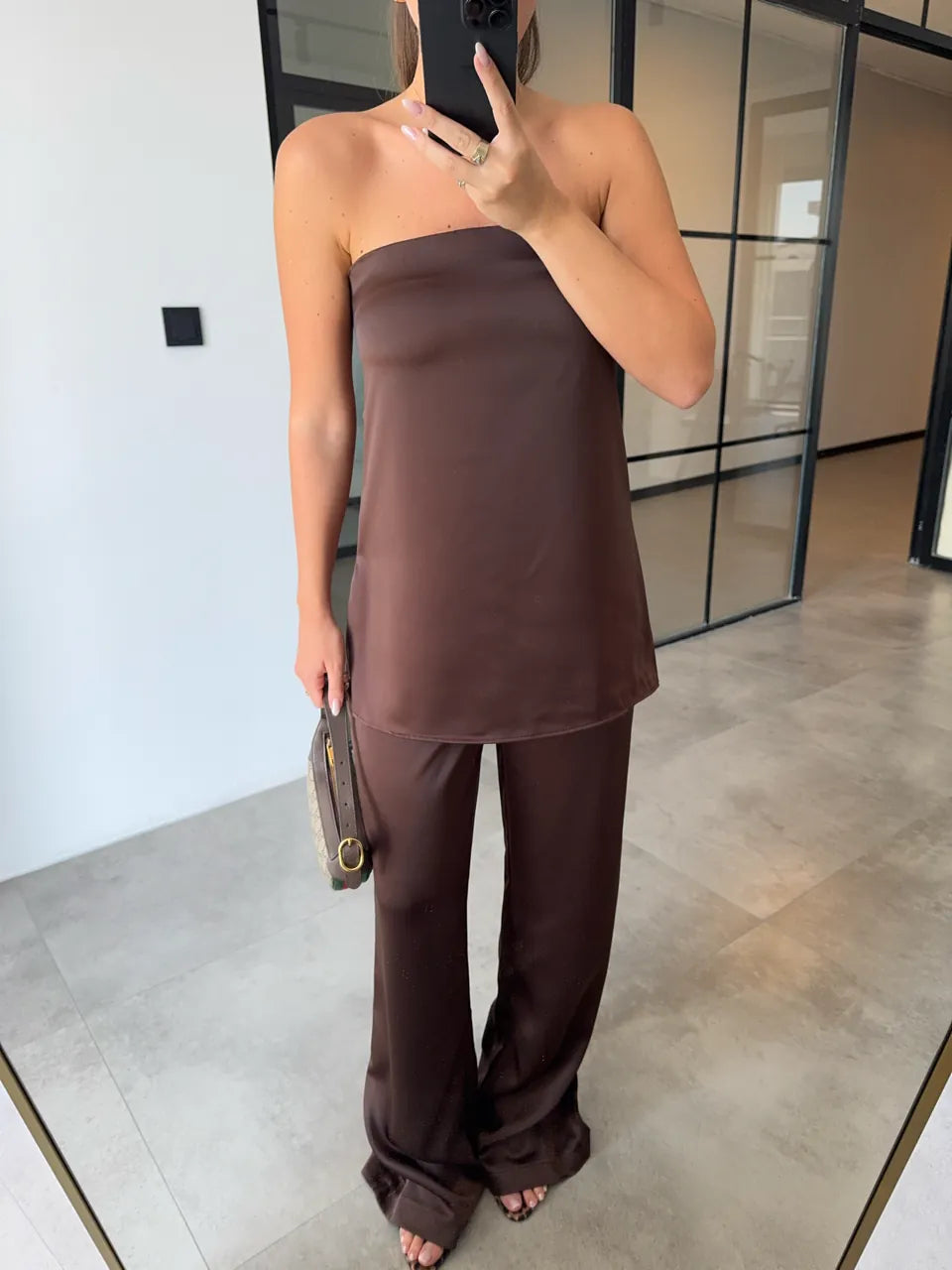 Conjunto Amalfi Marrom
